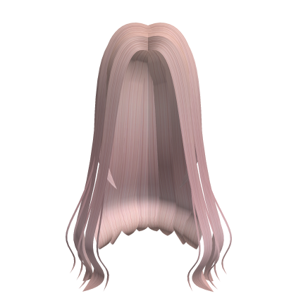 Pink Minimalistic Cute Wavy Hair Roblox item