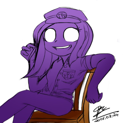 Purple Girl Roblox decal