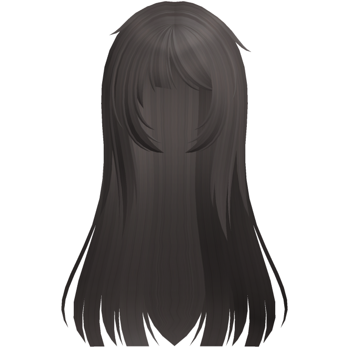 🤍 adorable tsundere long hair in brown