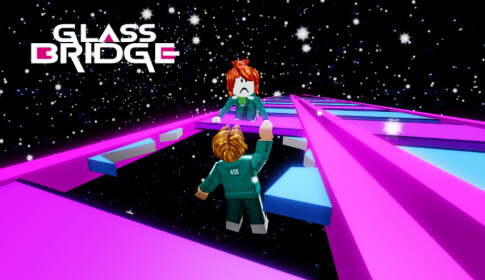 NEW! | Impossible Glass Bridge Obby!  [TRAILS❄]
