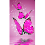 Nayeli pink butterflies