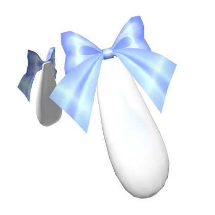 Bow Bunny Ears Blue