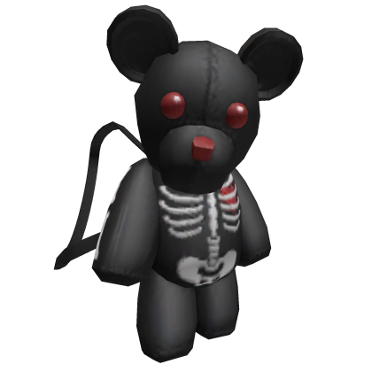 Y2K Black Skeleton Teddy Bear [1.0]