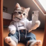 Cat in Jeans_