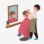 강산이의 이발소