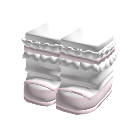 pink soft jirai kei ruffled leg warmer mary janes