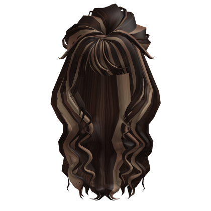 Brown Caramel Highlights Gyaru Hair Harajuku Y2K Roblox item