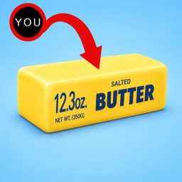 Be a squishy butter