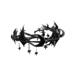 🖤Shadow Dark Void Eclipse Crown🖤