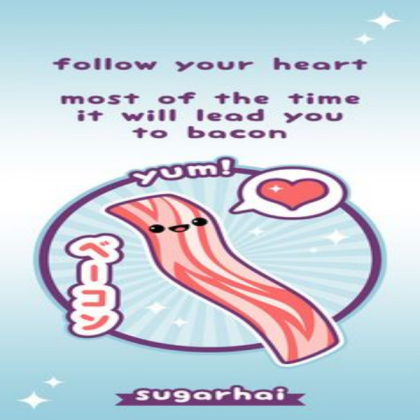 Kawaii Bacon Roblox decal