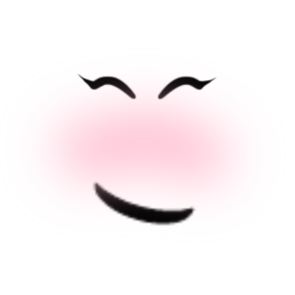 blushed cheeks - pastel pink Roblox decal