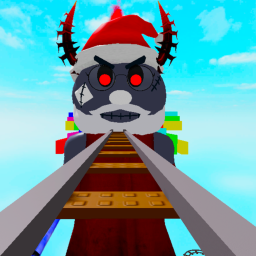 Cart Ride into Evil Santa
