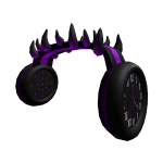 Purple Timelord Headphones