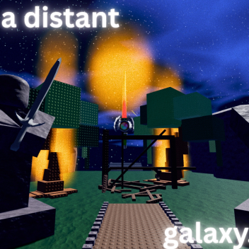 a distant galaxy.