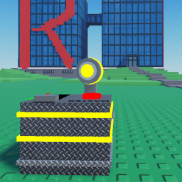 Shoot a laser beam at the old roblox hq icon