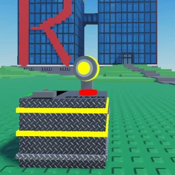 Shoot a laser beam at the old roblox hq icon