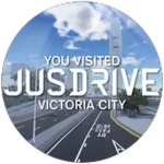 You Visited JusDrive! Roblox badge thumbnail