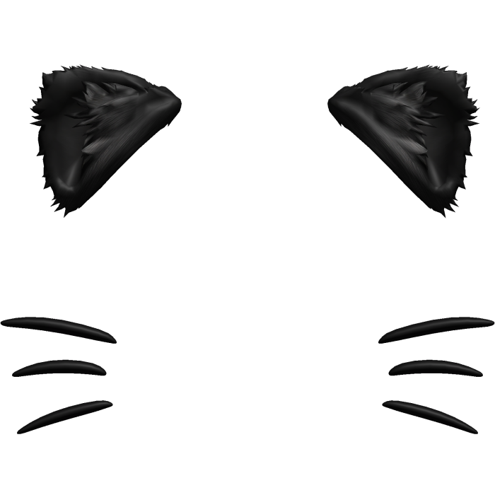 Black cat ears filter