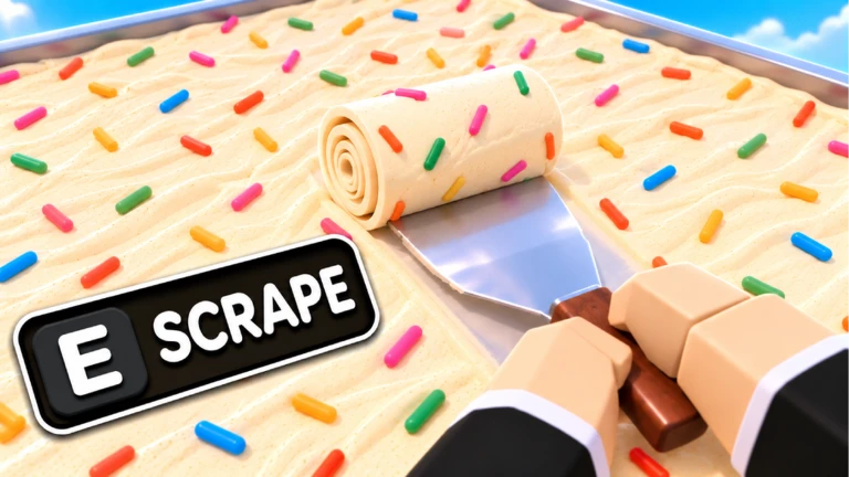 Make IceCream Rolls on Roblox