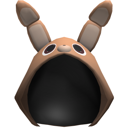 Brown Bonnie Chibi FNAF Plush Hood Roblox item