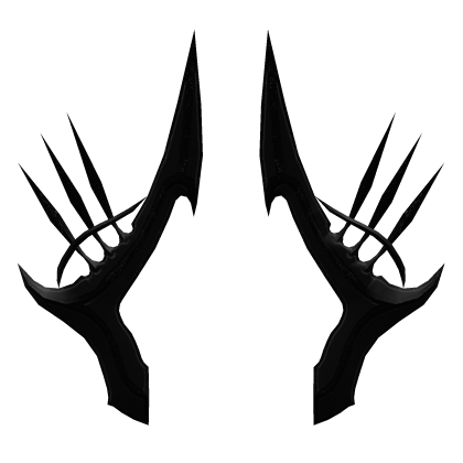 Black Horns of Famine Roblox item