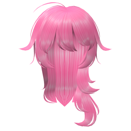 pink messy layered anime cat wolfcut thumbnail