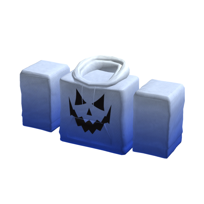 White Blue Gradient Halloween Hoodie