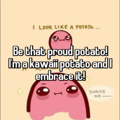 Kawaii Potato is feeling confident! Roblox decal