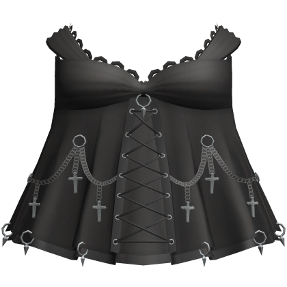 Gothic Pierced Dress Black 3.0 Roblox item