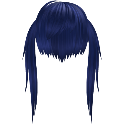 Dark blue alt vkei anime cute scene cut pigtails Roblox item