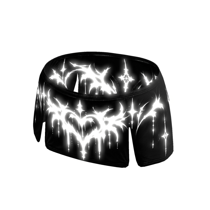 🔴Y2K Emissive Black Mini Skirt🔴 Time To Glow