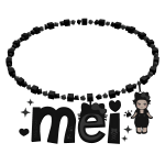 mei black sonny necklace 3.0