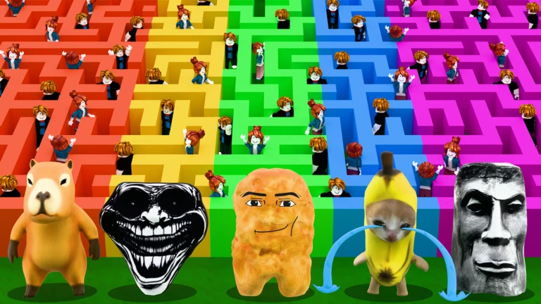 100 Players Meme Maze thumbnail