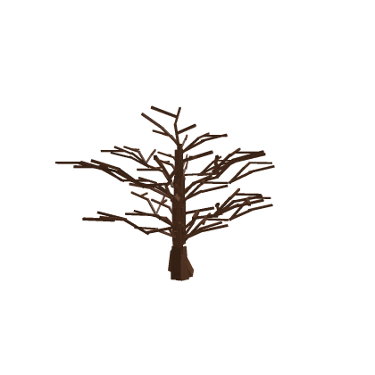dead amber ash tree