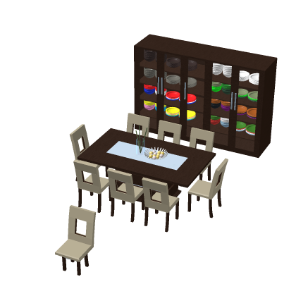 Modern Dining Room & Kitchen Furniture Set!