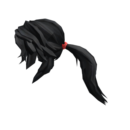 Black Action Ponytail Roblox item