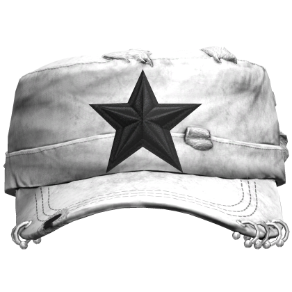 White Star Y2K Grunge Cap Roblox item