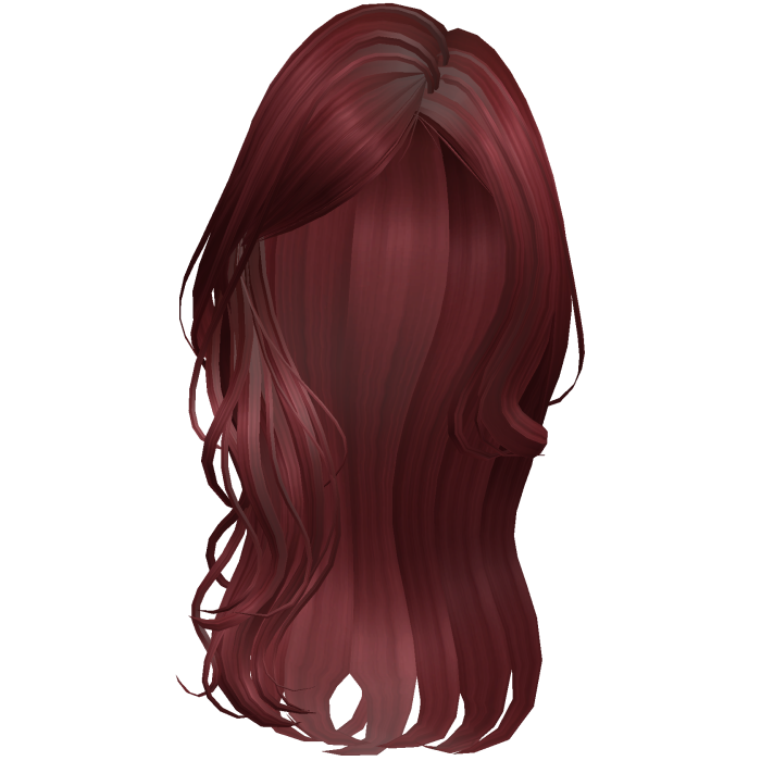 Red Long Wavy Layered Blowout