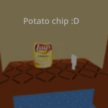 eat potatoe chips fork