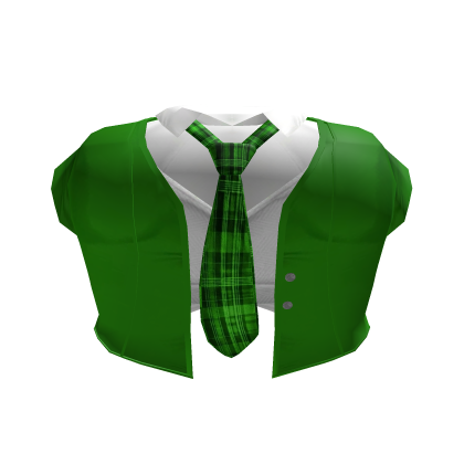 ♡ sweet green with tie school girl uniform Roblox item