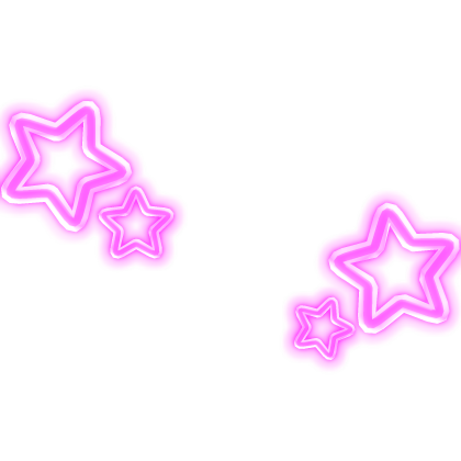 Neon Pink Star Face Bling [EMISSIVE] Roblox item