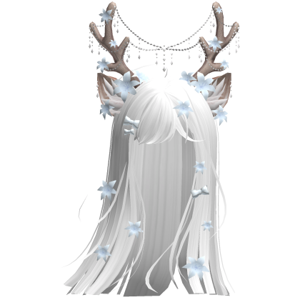 Ethereal Christmas Fairy Fawn Hair w/ Antlers