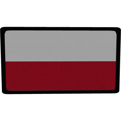 Poland Flag Patch, Full Colour [R] Roblox item