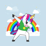 My little unicorn rainbow squad
