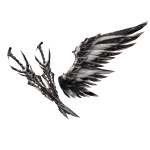 Midnight Gothic Kitty Bat Wings