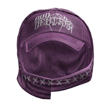 Y2K Hooded Baseball Cap (Pink)