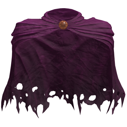 Worn Distressed Purple Paladin Cloak