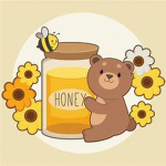 Bear And Bee Fans