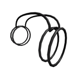 Black outline ADDON for Clockwork Headphones
