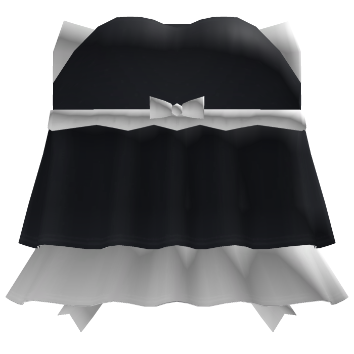 cute ruffled dress w/ bow black